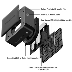 Wholesale Custom PC Intel or AMD <strong>Mini</strong> Gaming <strong>Pcs</strong> Best <strong>Mini</strong> <strong>Pcs</strong> 8core 64G M.2 SATA/NVMe SSD Desktop PC - Product Image 4