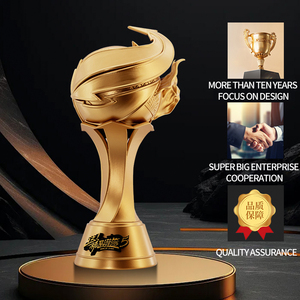 Chuyên nghiệp 3D khuôn tùy chỉnh thiết kế ban đầu hợp kim kẽm hợp kim nhôm pha lê Cúp vàng lớn logo thiết kế Chủ Đề huy chương mảng bám - Product Image 4