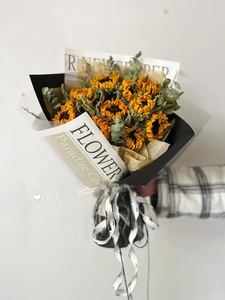 Magnifiques fleurs séchées en gros, tournesol préservé, personnalisation sur mesure de haute qualité pour l'Aïd, Diwali, la Saint-Valentin, la décoration de la maison et des événements - Product Image 6