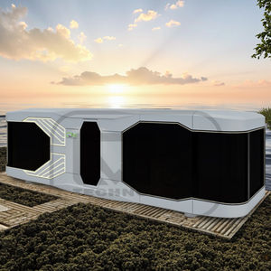 Casa Cápsula Modular Prefabricada de Acero, Moderna y Lujosa, Tipo Tiny House de 3 Dormitorios, Casa de Campo, Apartamento Móvil sobre Ruedas - Product Image 5