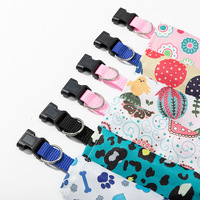Foulard et bandana en polyester pour animaux de compagnie avec col hiver été imprimé animal vêtements accessoires pour chats Halloween
