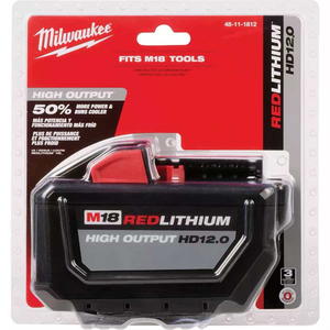 <span class=keywords><strong>Batería</strong></span> de Alta Calidad de 12.0Ah con Protección Contra Sobrecargas para Todas las Herramientas Inalámbricas <span class=keywords><strong>M18</strong></span> - Product Image 1
