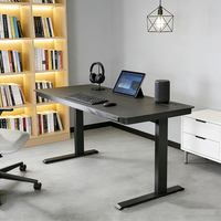 Bureau debout électrique avec port de charge USB et prise de courant, bureau assis-debout réglable en hauteur, bureau spacieux pour le bureau