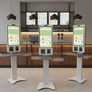 <span class=keywords><strong>Terminal</strong></span> de point de vente 21,5/23,8/27 pouces, Kiosque de libre-service intérieur avec SDK, reconnaissance faciale, support sur pied et technologie de caméra intégrée - Product Image 5