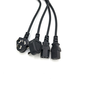 สายไฟ AC 1.5 เมตร หัวปลั๊ก C14 IEC สำหรับคอมพิวเตอร์ - Product Image 4