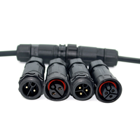 Conector de Aviación Impermeable M19 IP67 de 2-8 Pines con Rosca, 10A, para Iluminación LED y Almacenamiento de Energía