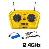 4DRC Camión de Ingeniería RC a Escala 1/14, 7 Canales, 2.4GHz, con Control Remoto, Luces, Pulverizador de Niebla y Demostración con una Sola Tecla