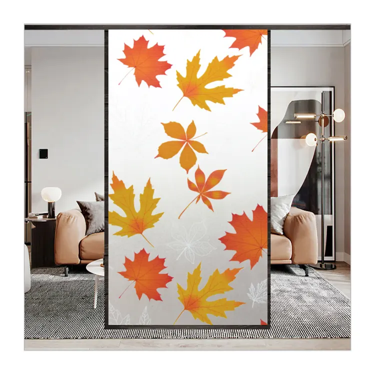 Decoration Static Printing Window Home And Office Vinyl Glass Film Frost Film