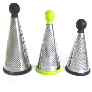 Râpe manuelle en acier inoxydable pour légumes et fruits, à cône circulaire, 3 ou <span class=keywords><strong>4</strong></span> faces, différentes tailles, best-seller - Product Image 2