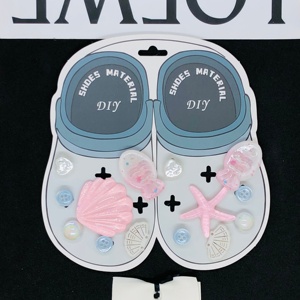 Adornos de Lujo Personalizados con Forma de Concha Marina para Zapatos, Accesorios DIY, Regalo, Charms para <span class=keywords><strong>Crocs</strong></span> y <span class=keywords><strong>Zuecos</strong></span> para <span class=keywords><strong>Mujer</strong></span> - Product Image 1