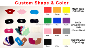 超強力低刺激性不織布/PE製 痛くない除去 カスタムロゴ入り アスレチック/スポーツ用 鼻腔拡張テープ いびき防止 - Product Image 4