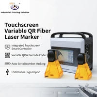Machine de marquage laser à fibre portative 5000 mm/s, codeur laser portable pour l'impression de codes-barres et QR sur métal et plastique