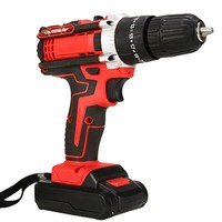 Perceuse-visseuse sans fil professionnelle 21V avec mode percussion, double vitesse et mandrin de 1 à 10 mm pour atelier et usage domestique
