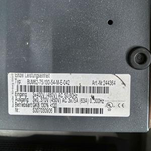 Servoaccionamiento/Controlador de CA BUM62-75/130-54-M-E-040, Construcción de Aluminio y Plástico, CA 230V, Clasificación IP54 - Automatización Industrial Baumuller BUM62-75 - Product Image 4