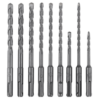 Portable 17 pièces marteau foret ciseaux ensemble maçonnerie béton foret ensemble sds plus tige forets ensembles d'outils