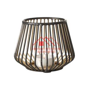 Vela DE LUZ DE Metal redonda más vendida, soporte votivo, decoración del hogar para hoteles y restaurantes, Material galvanizado - Product Image 5