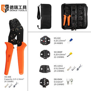 Pince à sertir portable multi-mâchoires Oxford SN-48B de qualité supérieure pour fils – Outil de sertissage de fil de haute qualité - Product Image 4