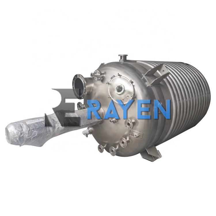 500L 1000L из нержавеющей стали реактор покрытый кожухом химической промышленности давления реакционный сосуд для смешивания сосуд из нержавеющей стали реактор покрытый кожухом