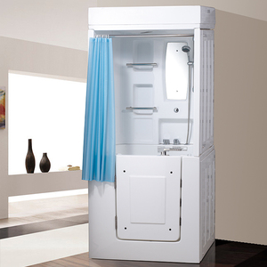 Anziani accessibile porta aperta giapponese casa seduta <span class=keywords><strong>vasca</strong></span> da bagno in acrilico <span class=keywords><strong>con</strong></span> <span class=keywords><strong>doccia</strong></span> generale <span class=keywords><strong>a</strong></span> temperatura costante - Product Image 5