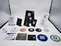 Tarjeta NFC con Código QR Personalizado para Negocios, Redes Sociales como Instagram, Facebook, TikTok, y Reseñas de Google