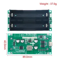 Module de chargeur de batterie au lithium 18650 Type-C 15W 3A, convertisseur élévateur DC-DC à charge rapide, alimentation UPS 5V 9V 12V