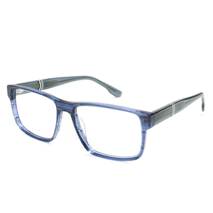 Lunettes anti-lumière bleue pour hommes 2026, monture en acétate, forme carrée, style classique, protection oculaire, couleurs bleu/noir/gris - Product Image 2