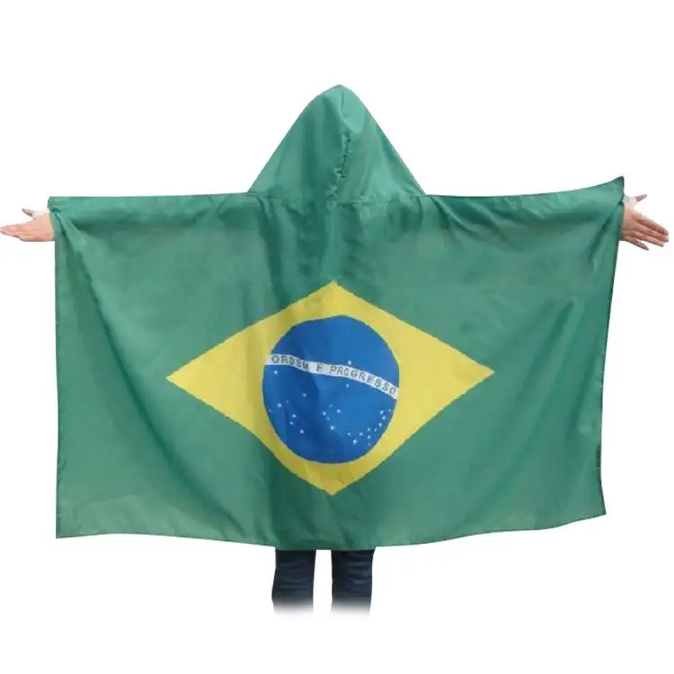 Fast Delivery Custom Body Flags Country Body Flag Body Flag Cape for advertising and promotion