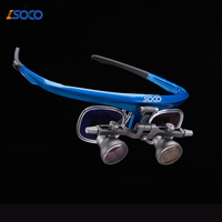 Loupes médicales SOCO à vision droite 2.5X 3.5X, loupe chirurgicale optique Galilée, lentilles achromatiques, légères, anti-buée, dentaires