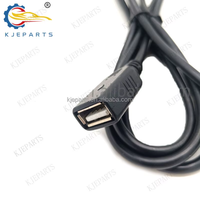 Faisceau de câblage USB personnalisé pour voiture, adaptateur 4 broches mâle OEM vers USB femelle pour autoradio, multimédia et recharge