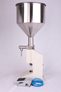 A02 A03 Semi Automatic Manual Pneumatic Oil/Juice/Cream/Honey/Liquid Filling Machine Filling Machine Cosmetic Liquid - Product Image 4