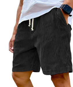 Shorts Décontractés <span class=keywords><strong>Homme</strong></span> Grande Taille Style Rétro en Velours Côtelé, Lacés et Tendance, Collection Européenne et Américaine 2025 - Product Image 5