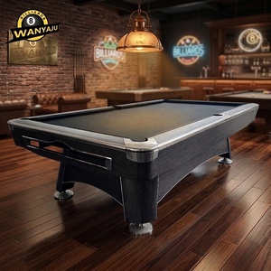 Table de billard design moderne, best-seller, prix de gros, 7ft 8ft 9ft, intérieur, 3-en-1, snooker, haut de gamme - Product Image 4