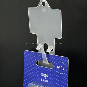 Plastic <b>Display</b> Hanging Pp Clips Strips for Supermarket - Product Image 5