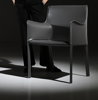 Chaises de salle à manger en selle au design italien Chaise de salle à manger nordique