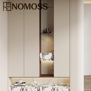 Meuble à chaussures en bois moderne avec étagères de rangement pour la maison - Product Image 2