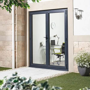 As2047 <span class=keywords><strong>Porte</strong></span> <span class=keywords><strong>d</strong></span>'<span class=keywords><strong>entrée</strong></span> en aluminium de qualité supérieure Portes battantes insonorisées en verre Quadra - Product Image 6