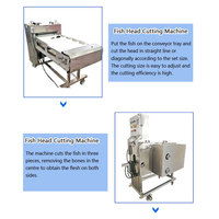Nouveau design Tilapia Halal Pangasius Saumon Tambour Pomfret Basa Filet de poisson Rouge Prix de la machine