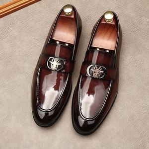 2025 Spring/Summer/Autumn New Design Pointed Waterproof Business Formal Men's Casual Shoes Slip-On Office Career <b>Height</b> - Product Image 1