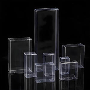 מותאם אישית בצורת פלסטיק שקוף גבוהה לחיות מחמד מיכל פלסטיק עמיד ומכלים אלגנטיים - Product Image 1