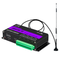 SMS GSM 4G LTE APP Web Remote Controller Relé de 4 canales Interruptor de ENCENDIDO/APAGADO Sensor de humedad de la SM4-WLTETemperature opcional