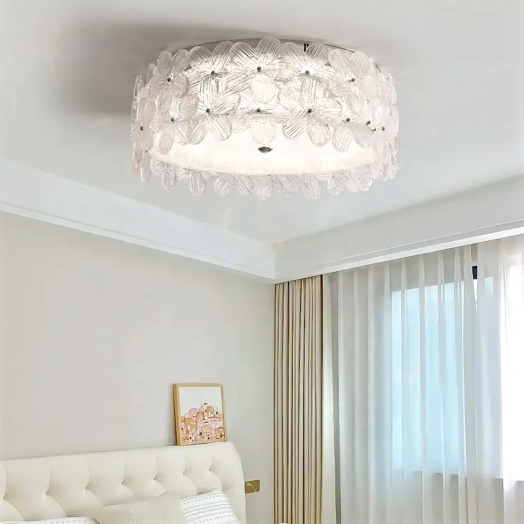 nordic Designs Luxury Pendant Lights Hotel Round chrome High Ceiling Hanging Lamp Home Decor Modern Crystal Chandeliers