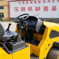 Compacteur à double tambour vibratoire Core Gear ABG avec moteur Changchai, forte puissance de fouillisage et vitesse de déplacement rapide pour l'asphalte