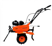 Cultivateur à essence 7HP, largeur 500 mm, avec 4 pneus de 350 mm pour utilisation en serre en Afrique