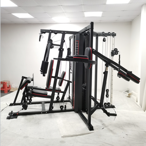 Máquina de Gimnasio Comercial de Lujo de 8 Estaciones, Equipo Multigimnasio Unisex para Ejercicios de Pecho, Hombros, Espalda, Piernas y Brazos, Logotipo Personalizado - Product Image 4