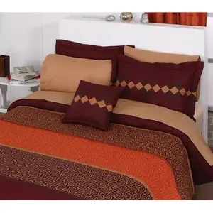 Juego de Funda de Edredón Joy King de 12 Piezas con Patrón Geométrico, Estilo Clásico para el Hogar - Product Image 3