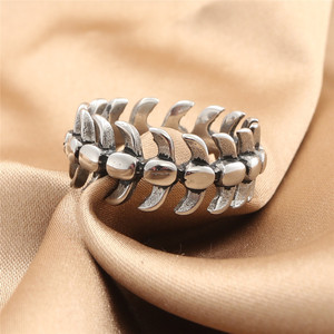 Animal <b>Skull</b> <b>Ring</b> Silver 9.5mm Wide Men's Punk Style Jewelry Gift - Product Image 4