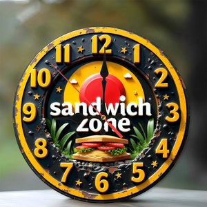 Round Wooden Wall <b>Clock</b> 25x25Cm Silent Home Living Room Decor <b>Clock</b> - Product Image 1