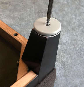 Glissières de meubles circulaires en PTFE avec vis, réutilisables, pour tapis, carrelage, bois dur (bleu grisâtre) - Product Image 4