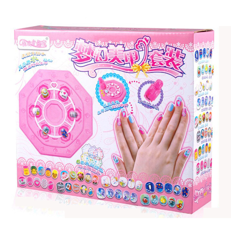 Другие детские аксессуары наклейки «сделай сам» игровой домик макияж игрушки для ногтевого дизайна Игрушки для девочек
