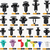Nuevo kit de 725 piezas de clips de retención universales para coche, surtido de sujetadores automotrices de alta durabilidad, remaches de nailon para parachoques y guardabarros, y bridas para cables.